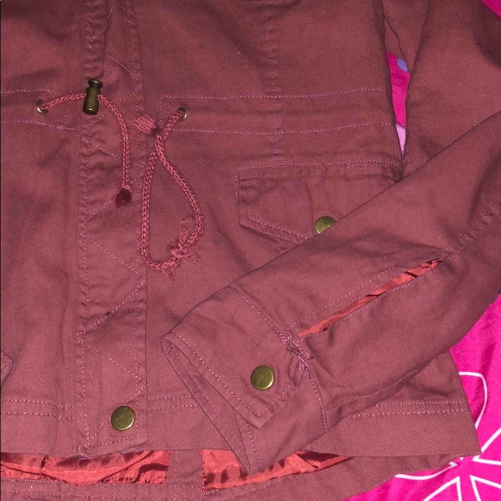Red combat jacket - Picture 2 of 3